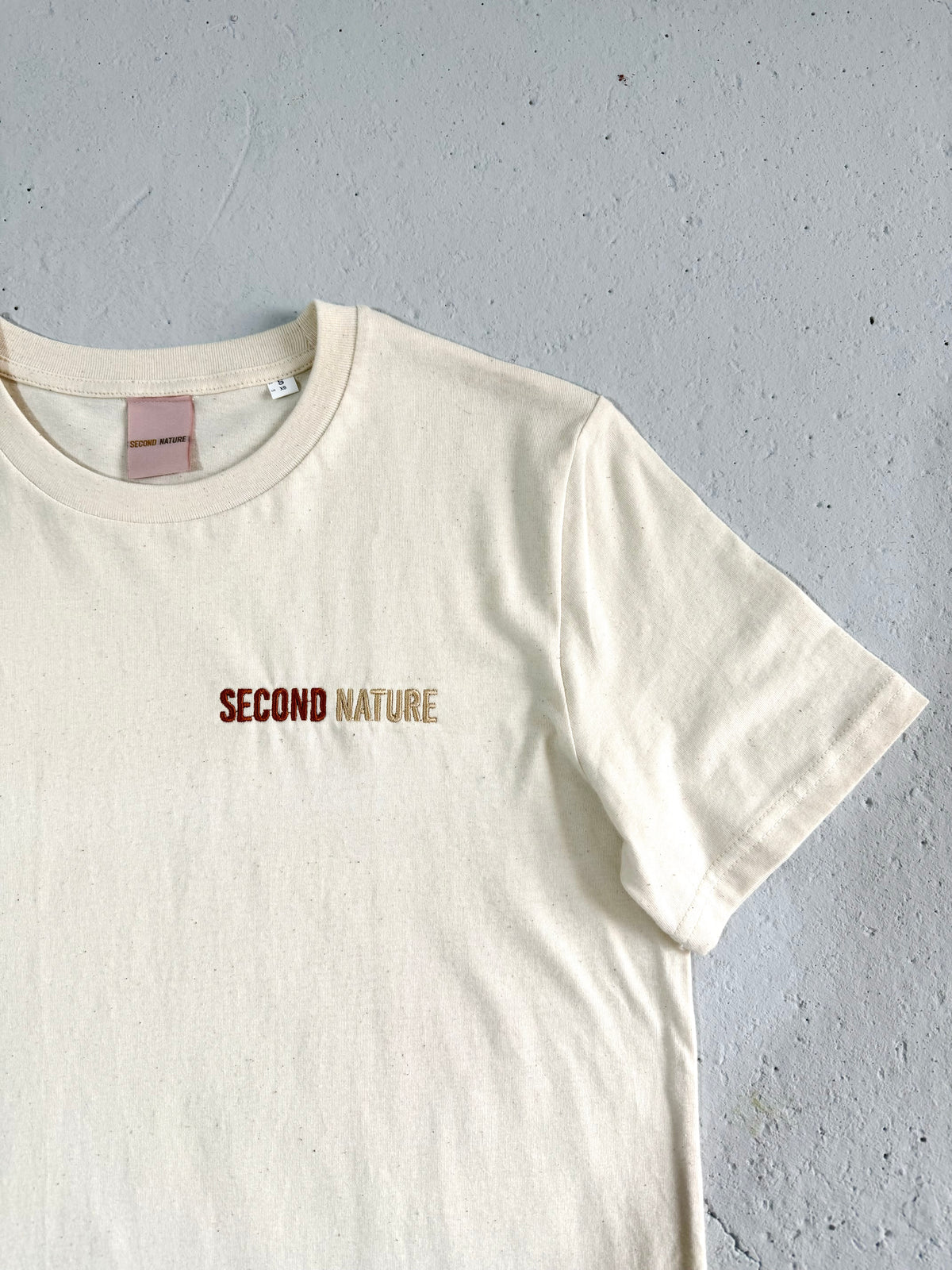 Organic Relaxed T-shirt in Cream